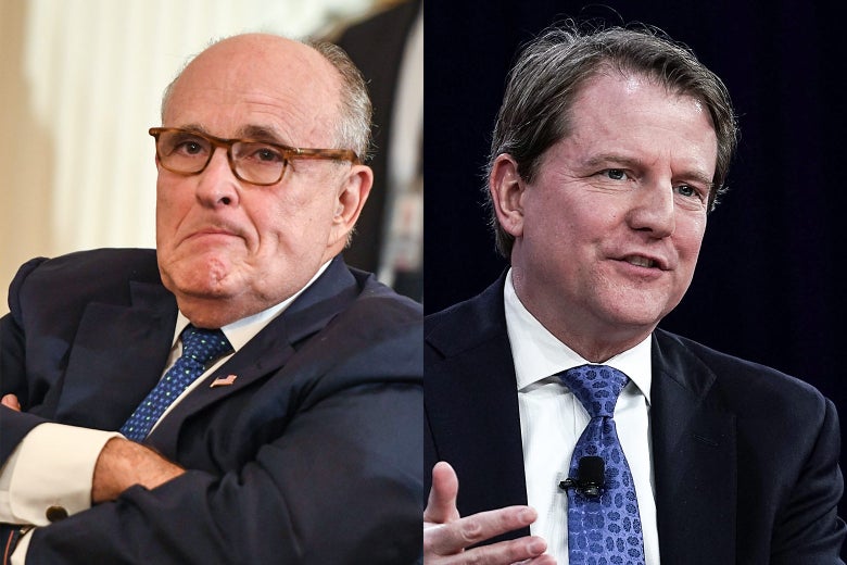 Rudy Giuliani, Don McGahn.